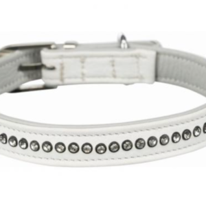 Trixie Nyakörv Active Comfort Strasszkövekkel S–M 27–33cm/15mm Fehér