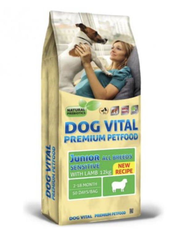 Dog Vital Junior Sensitive All Breeds Lamb 12kg