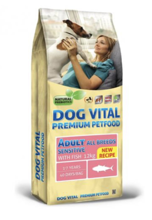 Dog Vital Adult Sensitive All Breeds Fish 12kg