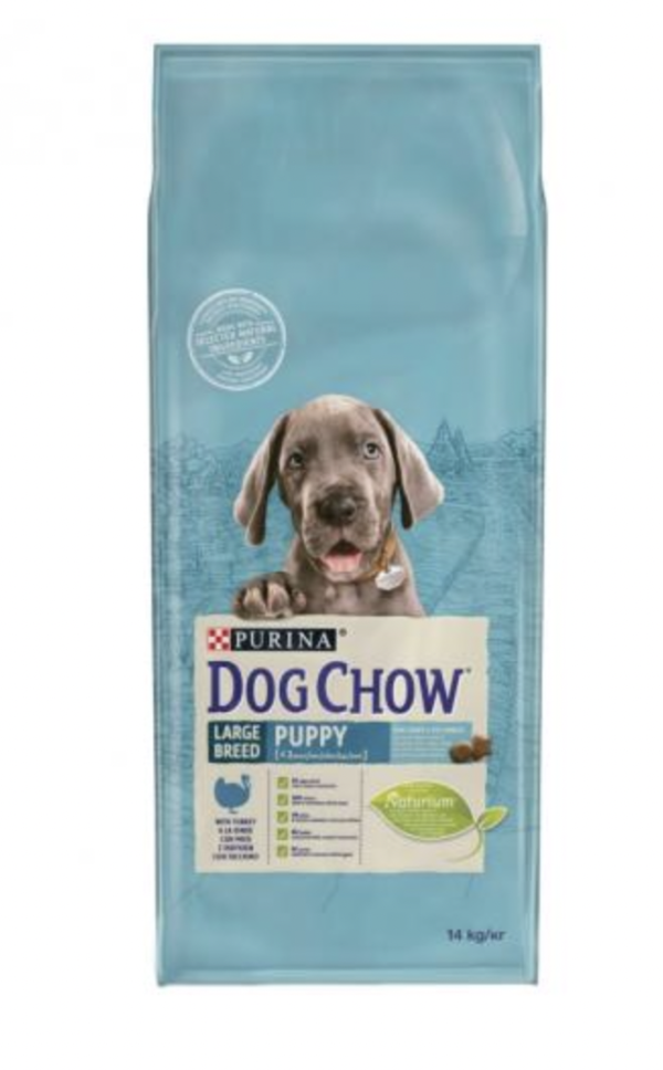 Purina Dog Chow Puppy Large Breed Pulyka 2x14kg