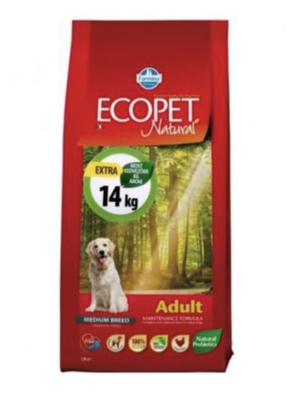 Ecopet Dog Natural Adult Medium 14kg
