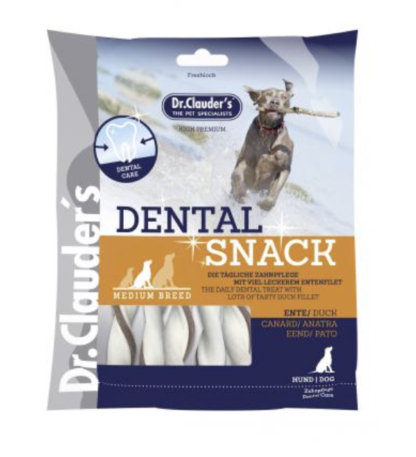 Dr.Clauders Dental Kacsa Medium Breed Jutalomfalat 170g