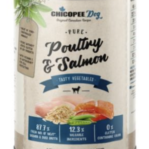 Chicopee Konzerv Dog Adult Pure Poultry & Salmon Fillet 400g