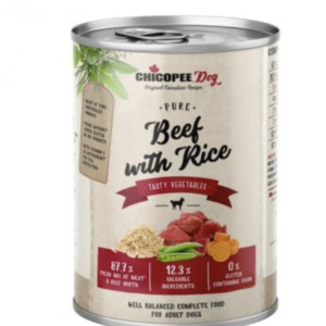 Chicopee Konzerv Dog Adult Pure Marha és Rizs 400g