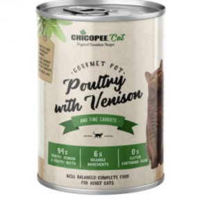 Chicopee Konzerv Cat Adult Gourmet Pot Szárnyas és Vad 400g
