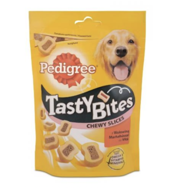 Pedigree Tasty Bites 155gr Chewy Slices