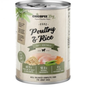 Chicopee Konzerv Dog Adult Pure Szárnyas és Rizs 400g