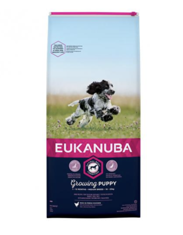 Eukanuba Puppy Medium 15 kg