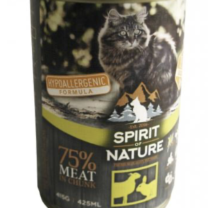 Spirit of Nature Cat Konzerv Bárányhússal és Nyúlhússal 415g