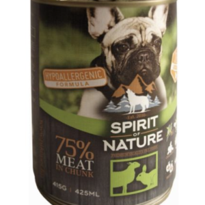 Spirit of Nature Dog Konzerv Bárányhússal és Nyúlhússal 415g