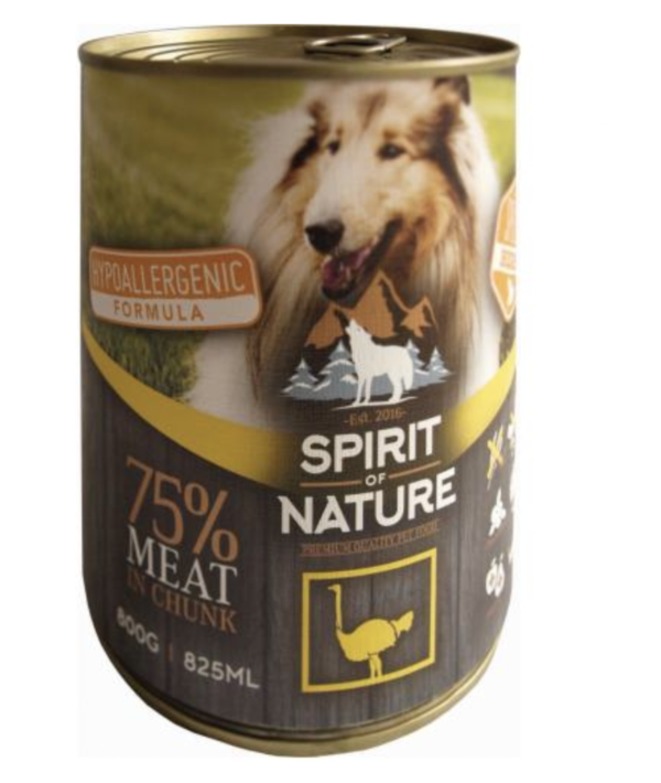 Spirit of Nature Dog Konzerv Strucchússal 800g
