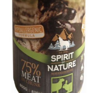 Spirit of Nature Dog Konzerv Bárányhússal és Nyúlhússal 800g