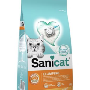 Sanicat Macskaalom Clumping Vanília & Mandarin Csomósodó Bentonit 8l