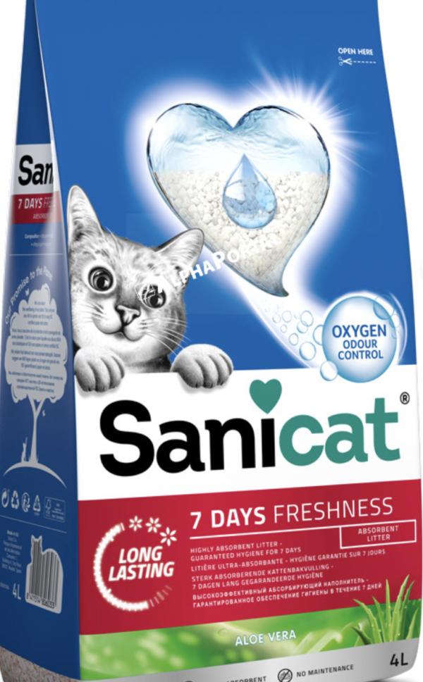 Sanicat Macskaalom 7days Freshness Aloe Vera Attapulgit 4l