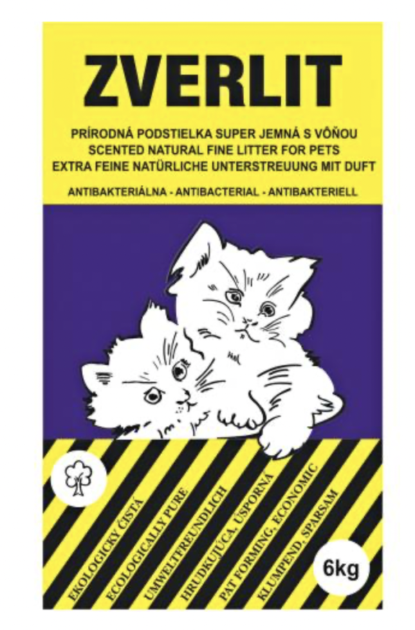 Zverlit Macskaalom Bentonit Illatos 0-1mm Lila 6kg