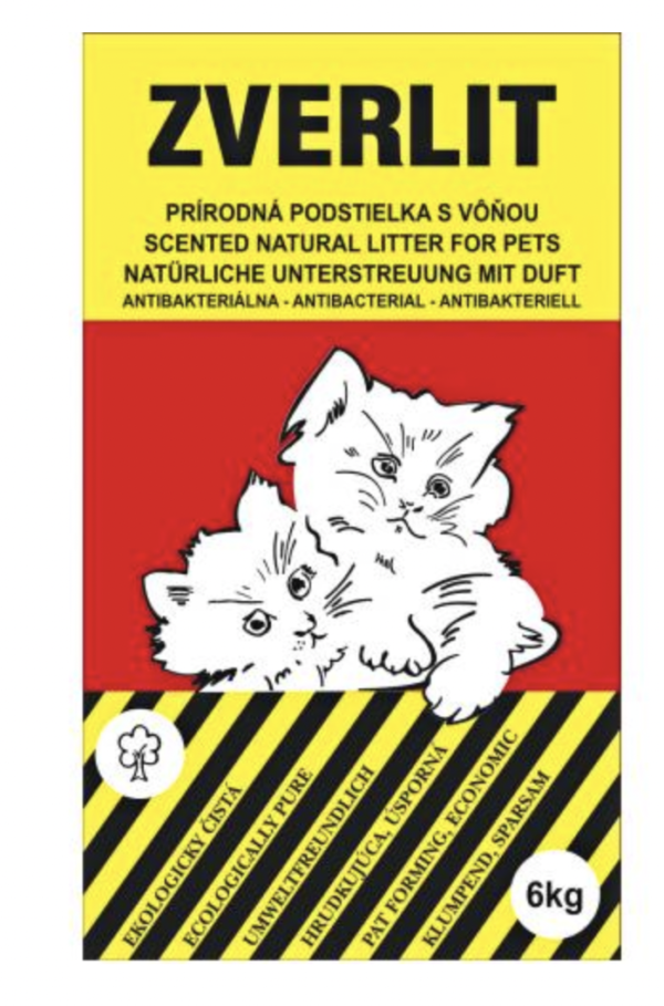 Zverlit Macskaalom Bentonit Illatos 3-4 mm Piros 6kg