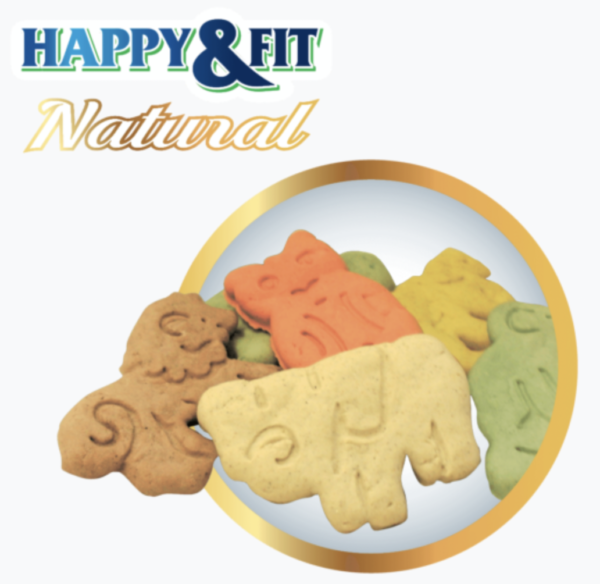 Happy&Fit Natural Állatfigurás Keksz 1kg