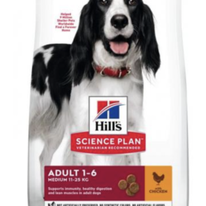 Hills Science Plan Canine Adult Medium Chicken 14kg Breb