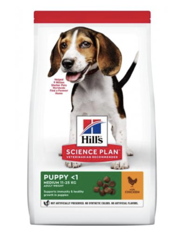 Hills Science Plan Canine Puppy Medium Chicken 18kg
