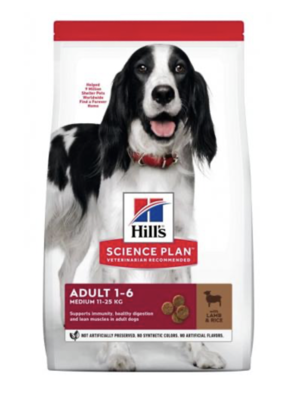 Hills Science Plan Canine Adult Medium Lamb & Rice 18kg