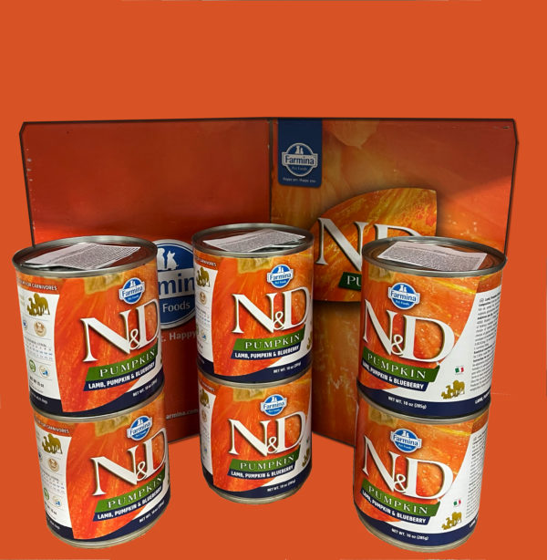 N&D Dog Felnőtt Kutya Konzerv Bárány & Áfonya Sütőtökkel 6x285g
