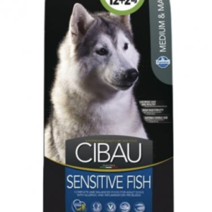 Cibau Sensitive Fish Adult Medium/Maxi 12+2kg