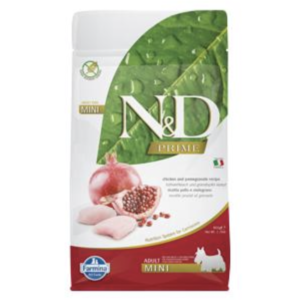 N&D Dog Prime Csirke & Gránátalma Adult Mini 800g
