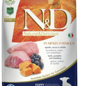 N&D Dog Grain Free Bárány & Áfonya Sütőtökkel Puppy Mini 7kg