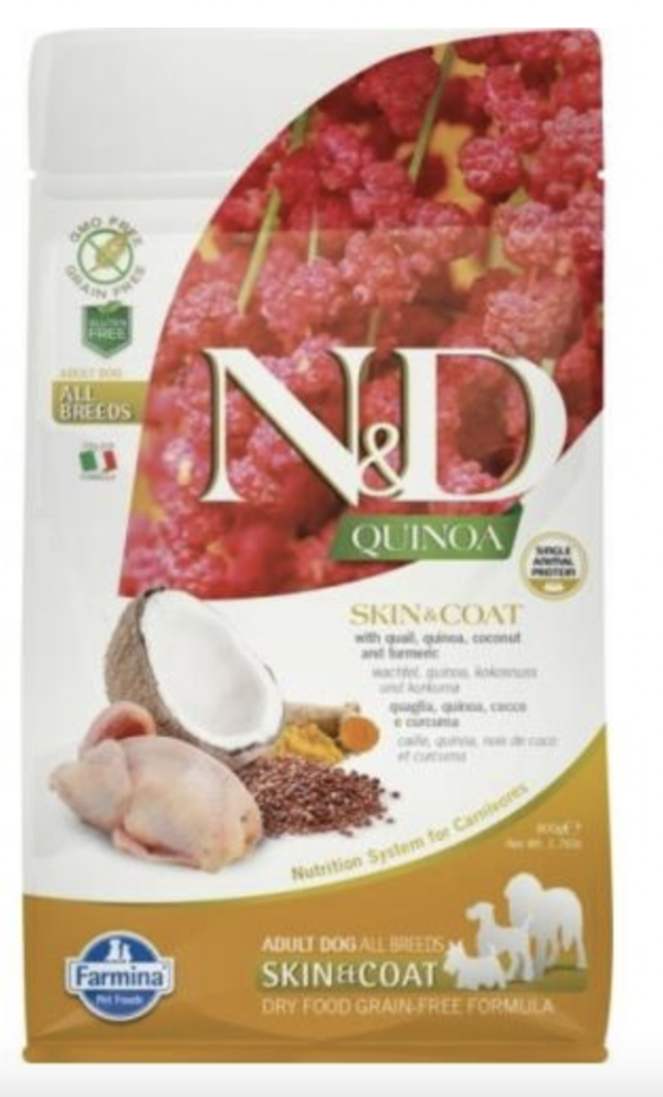 N&D Dog Quinoa Skin&coat fürj 800g