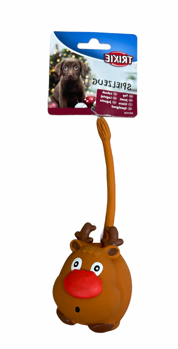 Trixie Játék Latex Xmas rénszarvas labda 18cm