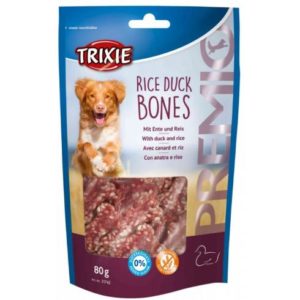 Trixie Jutalomfalat Premio Rizses Kacsás Csontok 80g