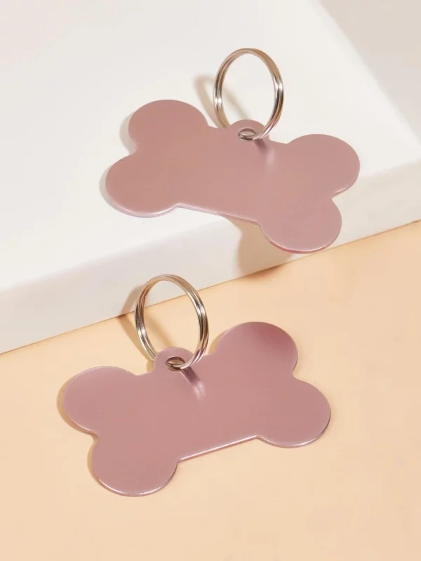 Baby pink csont alakú alumínium biléta