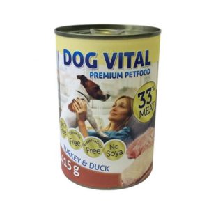 Dog Vital Konzerv Turkey & Duck 415g