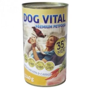 Dog Vital Konzerv Chicken & Carrot 1240g