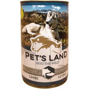 Pet s Land Dog Konzerv Sertés-Hal Körtével 1240g