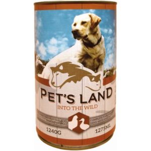 Pet's Land Dog Konzerv Baromfi 1240g