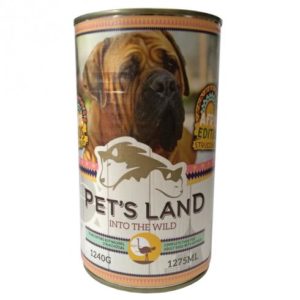 Pet's Land Dog Konzerv Strucchússal Africa Edition 1240g