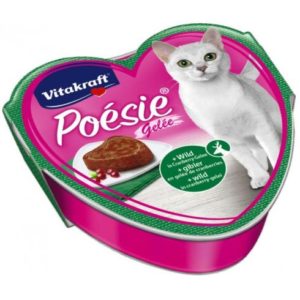 Vitakraft Poésie Macska Alutál Vadhal Áfonya Zselével 85g