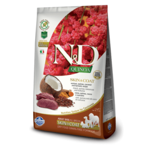 N&D Dog Quinoa Skin&coat vadhús&kókusz Adult mini 800g