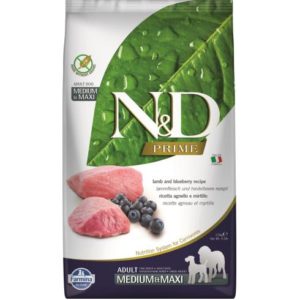 N&D Dog Prime Bárány & Áfonya Adult Medium & Maxi 2,5kg