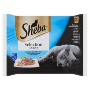 Sheba Alutasak 4 Pack Halas 4x85g