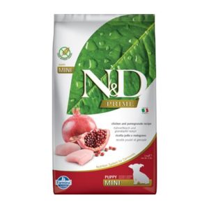 N&D Dog Prime Csirke & Gránátalma Puppy Mini 2,5kg