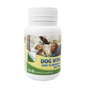 Dog Vital Szőr - és Bőrtápláló Biotinnal 120 darab