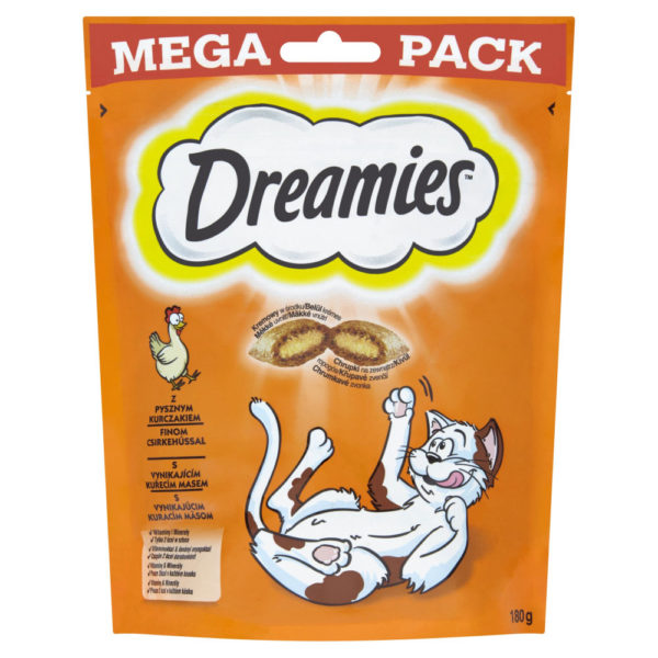Dreamies Jutalomfalat Csirke - Mega Pack 180g