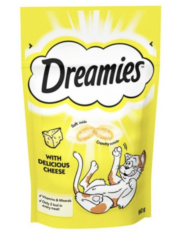 Dreamies Jutalomfalat Sajt 60g