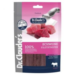 Dr.Clauders Premium Sertés Filé Csíkok Jutalomfalat 80g