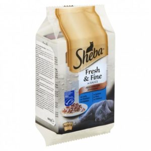 Sheba Alutasak Mini 6x50g (Halas)
