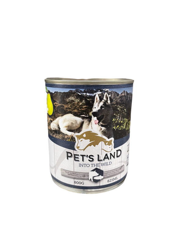 Pet´s Land Dog Koznerv Sertés-hal 800g