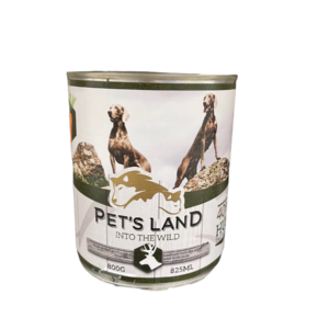 Pet´s Land Dog Konzerv Vadas 800g -KIFUTÓ TERMÉK!