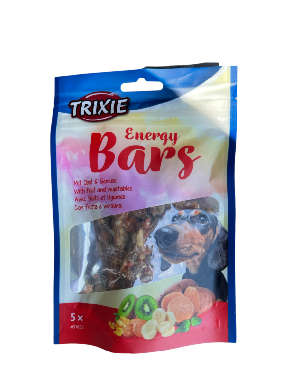 Trixie Jutalomfalat Energia Szelet, Gyümölccsel és Zöldséggel, 5db/100g